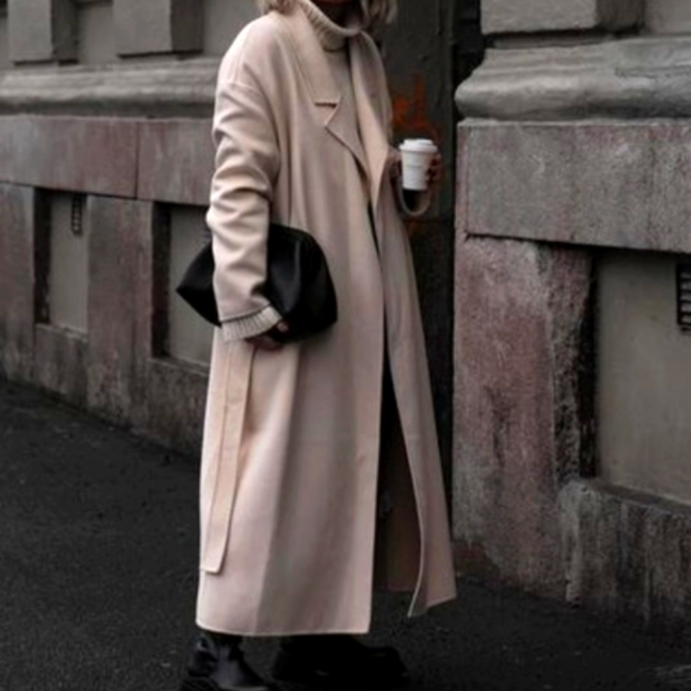 COS Wool Cocoon Oversized Robe Coat NEW size Large